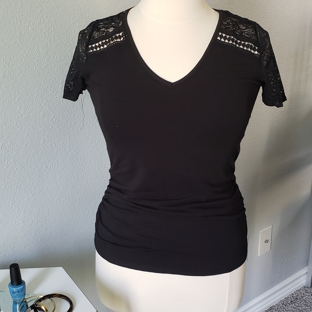 Maternity Black Top